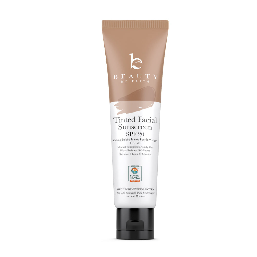 Tinted Facial Sunscreen Medium Beige – b2b-beautybyearth